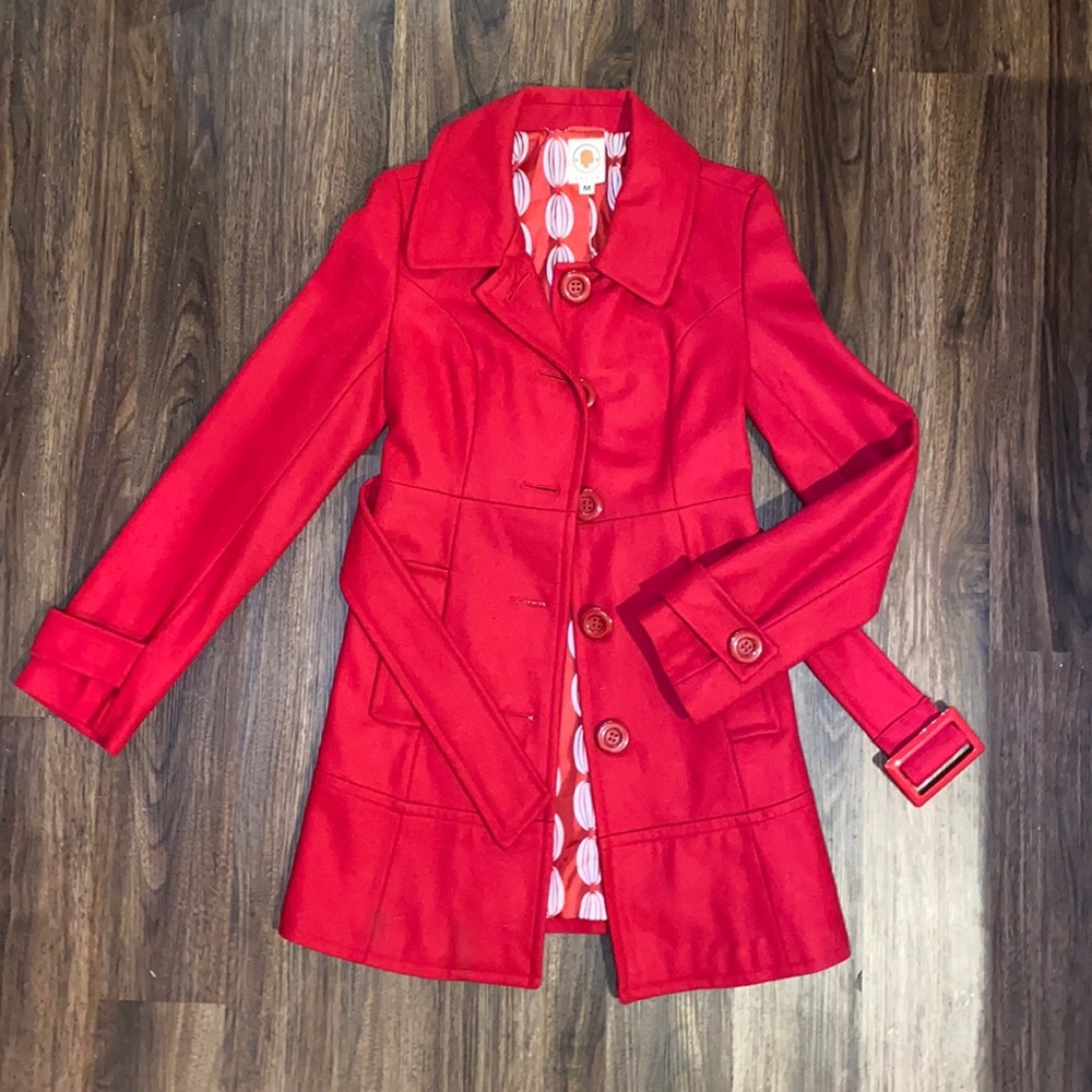 Tulle Anthropologie Peacoat